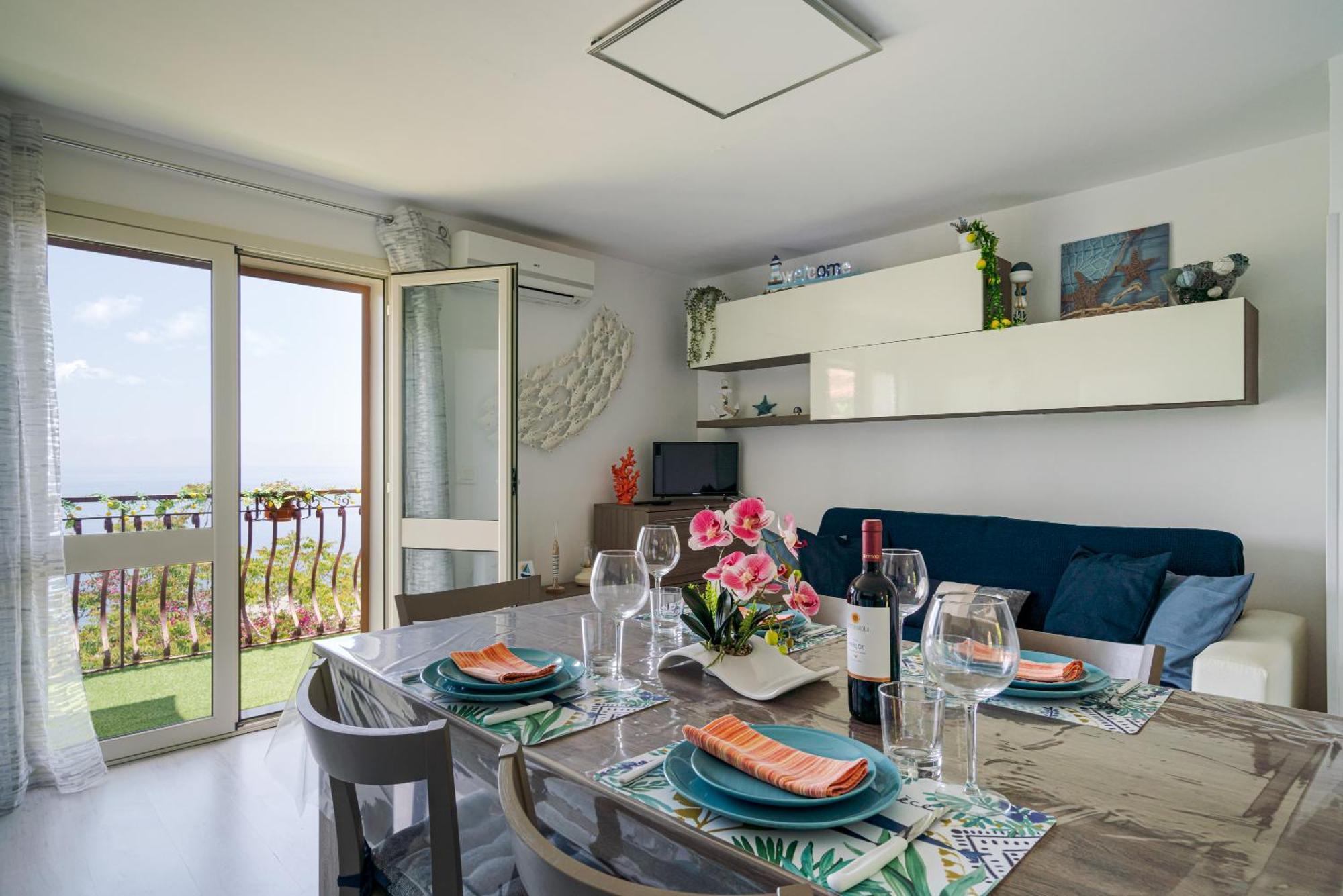 Appartement La Goccia Sul Mare à Letojanni Extérieur photo